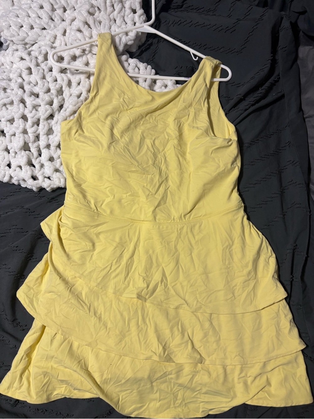 JoyLab Yellow Tennis Romper
